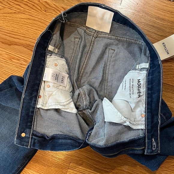 MOTHER The Weekender Skimp High-Rise Flare Jeans Size 31 NWT - Picture 11 of 16